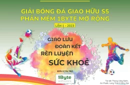 Thành Công Lớn tại Giải Bóng đá Giao hữu S5 Phần mềm 1Byte Mở rộng Giao hữu Lần 1-2023